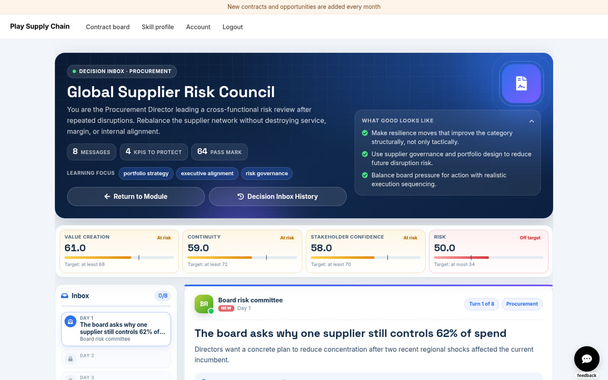 Inbox and negotiation screenshot